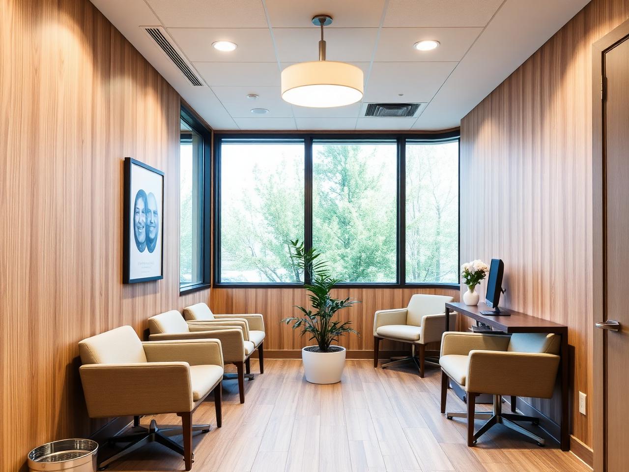 Welcoming reception area at Marlborough Dental Partners